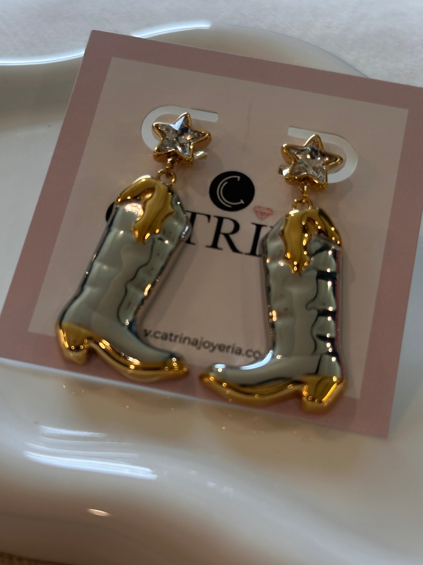 Boots Earrings