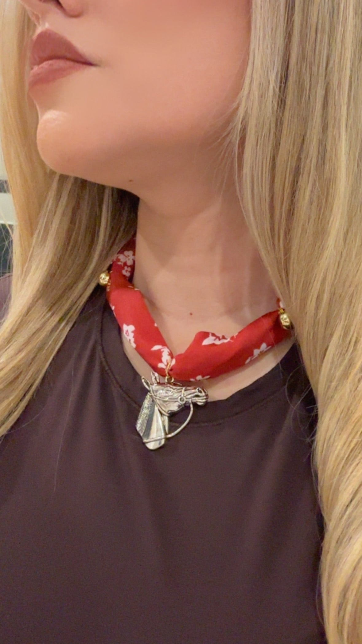 Horse Charm Bandana