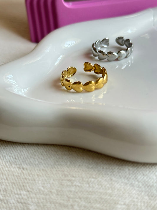 Heart Crown Ring