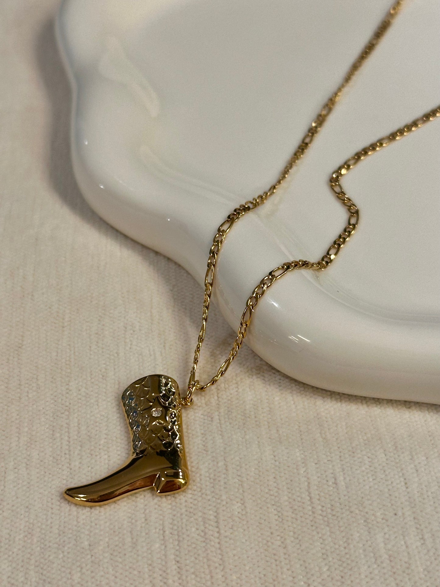 Boot Necklace