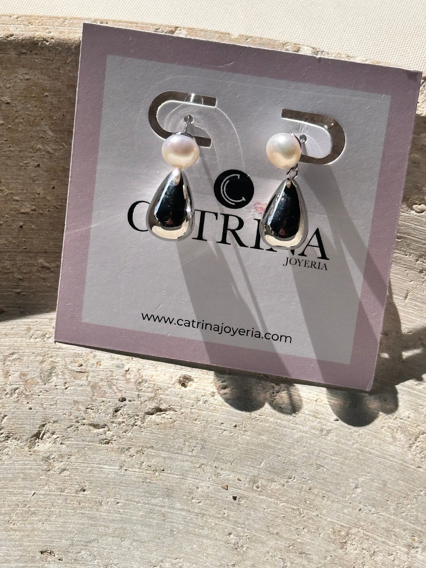 Drop & Pearl Earrings
