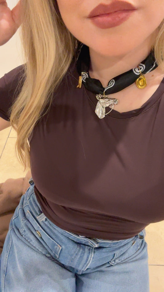 Horse Charm Bandana