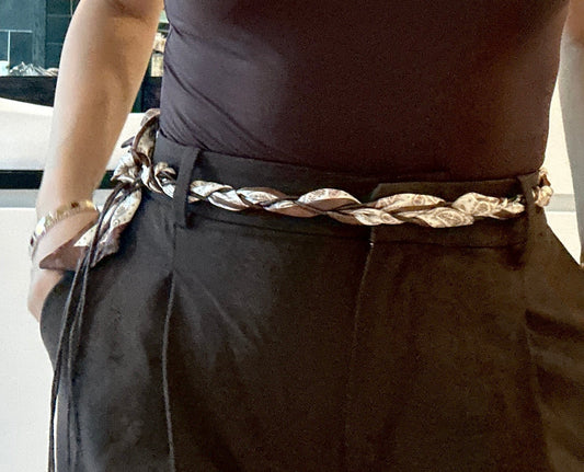 Brown Chic Hip Bandana Belt