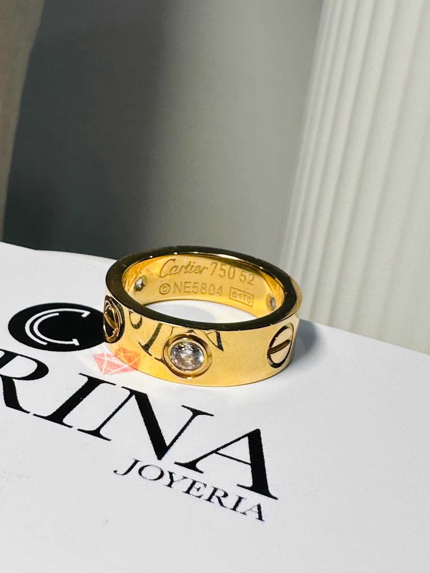 Gold Love-Inspired Ring – Timeless Luxury