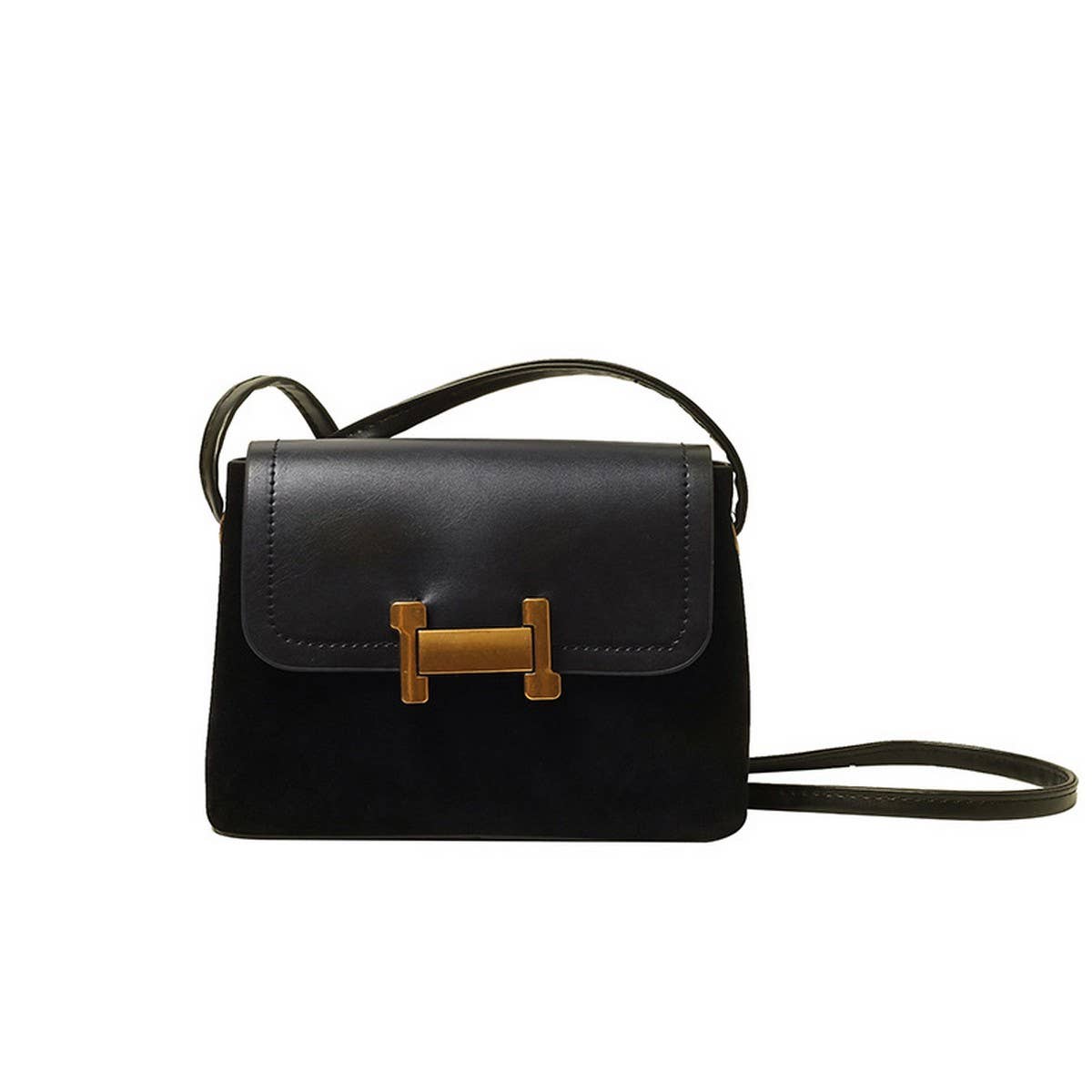 WOMEN CROSS BODY CHAIN SMALL SQUARE BAG: Brown